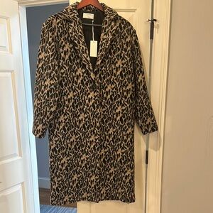Leopard Print Coat